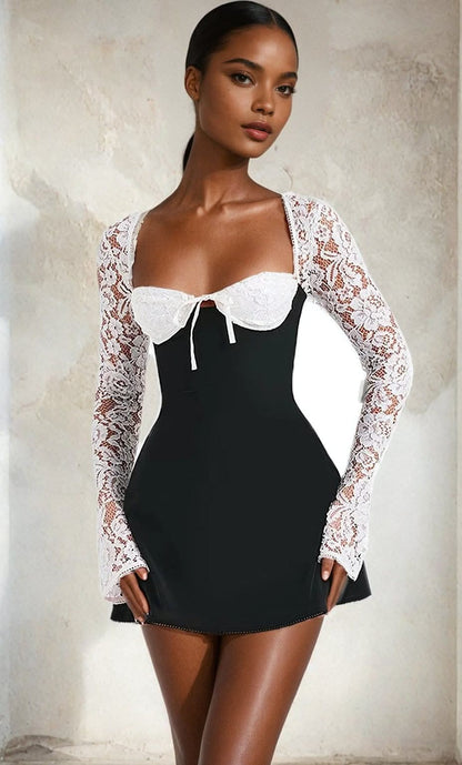 black and white babydoll dress All At Once Black Babydoll Dress, Large - The Mint Julep Boutique