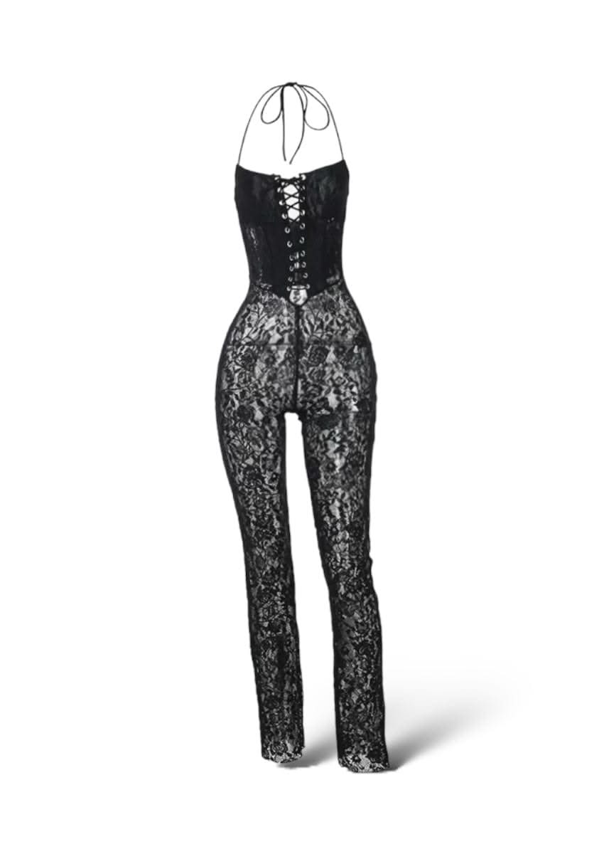 Women's Lace Jumpsuit – Mabel Love Co - Main Image