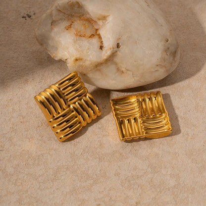 Large Square Earrings