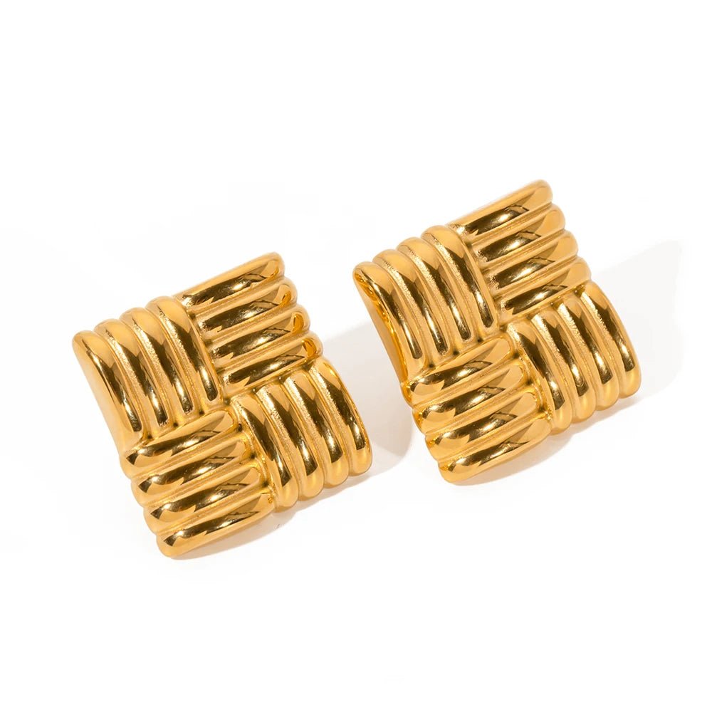 Large Square Earrings