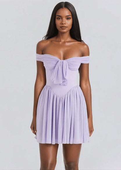 Lavender Mesh Dress