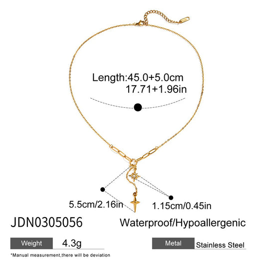 layered celestial pendant necklace