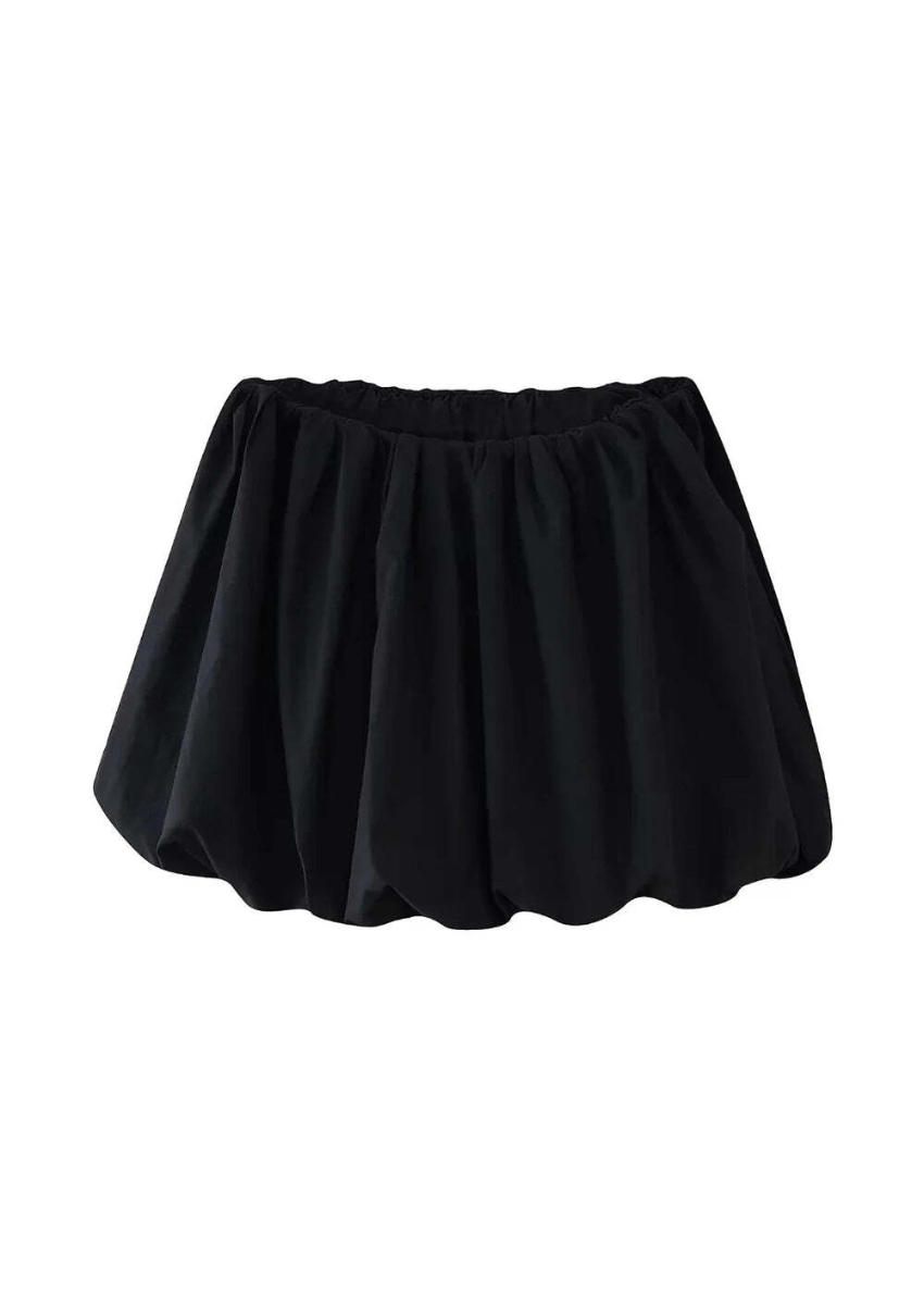 Lightweight Balloon Mini Skirt