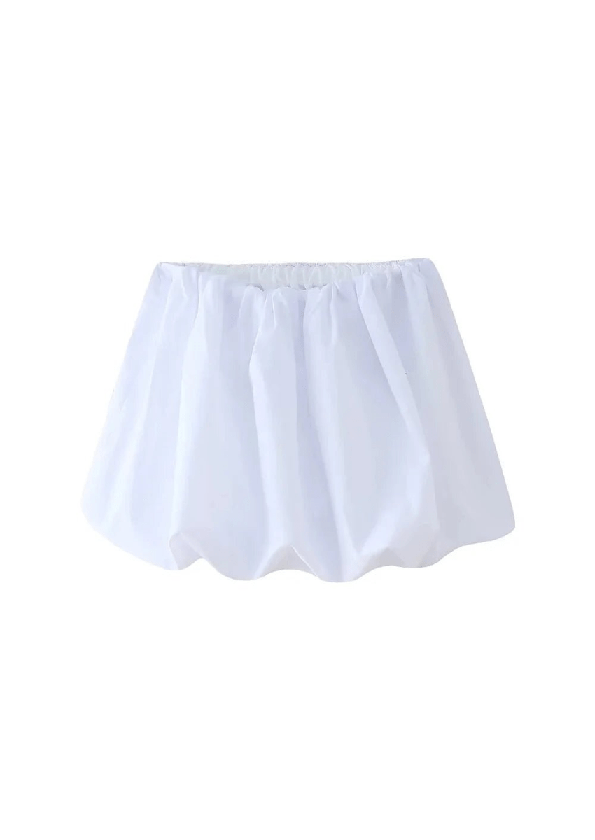 Lightweight Balloon Mini Skirt