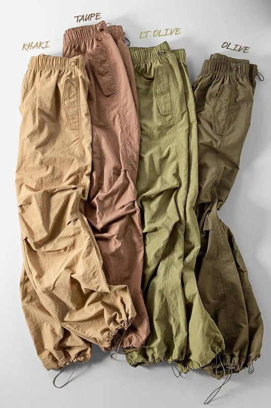 Loose Fit Parachute Pants