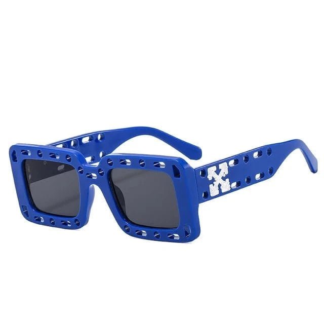 Blue Square "Fotch Hole" Sunglasses