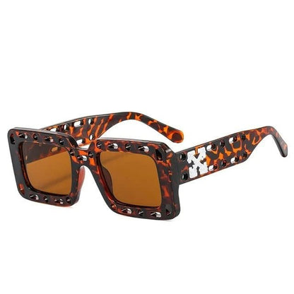 Full Leopard Print "Fotch Hole" Sunglasses