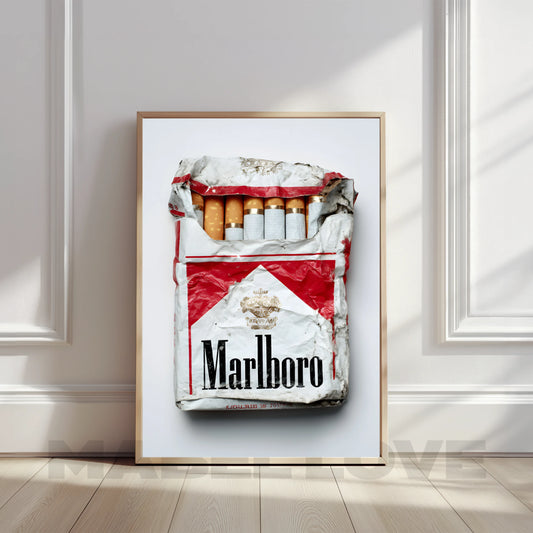 Marlboro Pack Digital Wall Art Print
