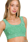 RIBBED SCOOP CROPPED TANK TOP, 