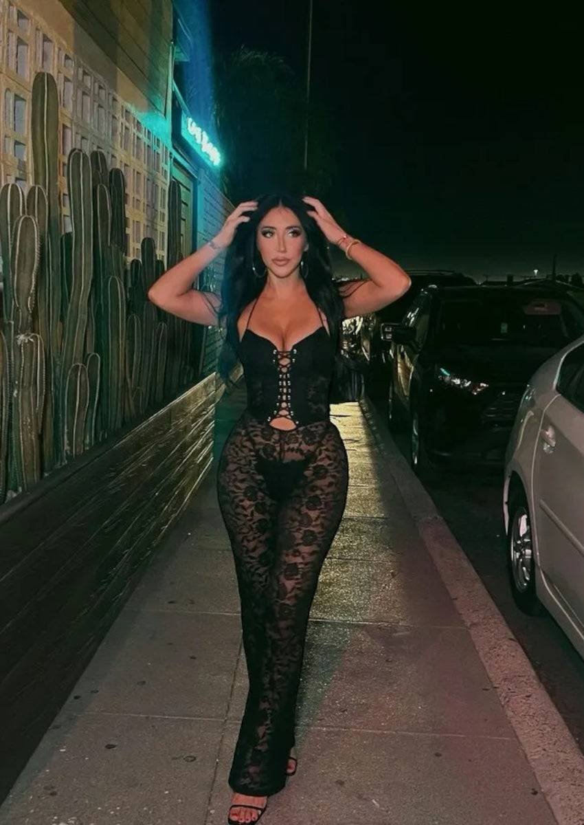 Bandage Sexy Party Lace Jumpsuits, 