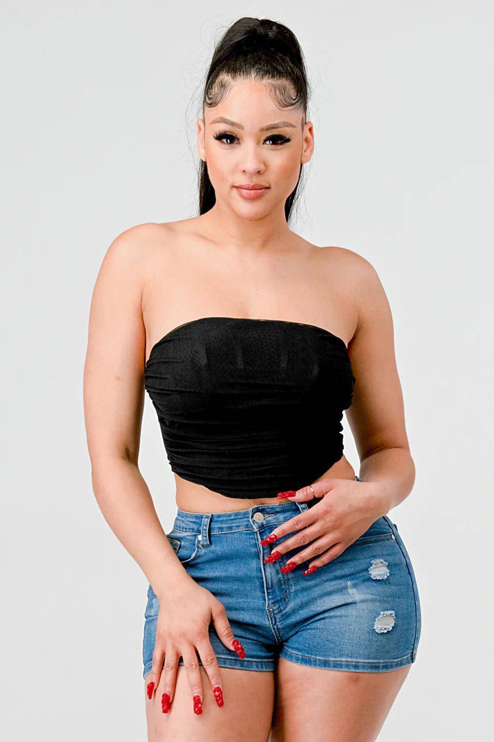LUXE CORSET BUSTIER TOP, [product type]