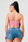 LUXE CORSET BUSTIER TOP, [product type]