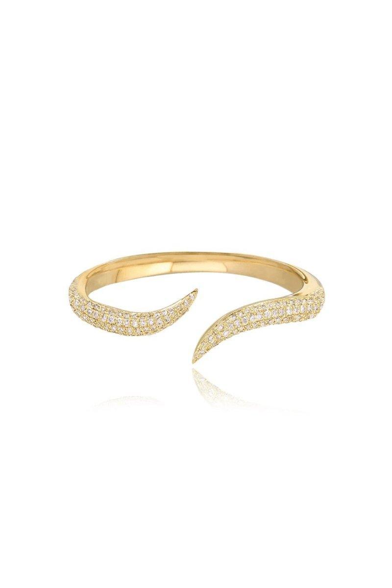 CURVED CLAW RING, [product type]