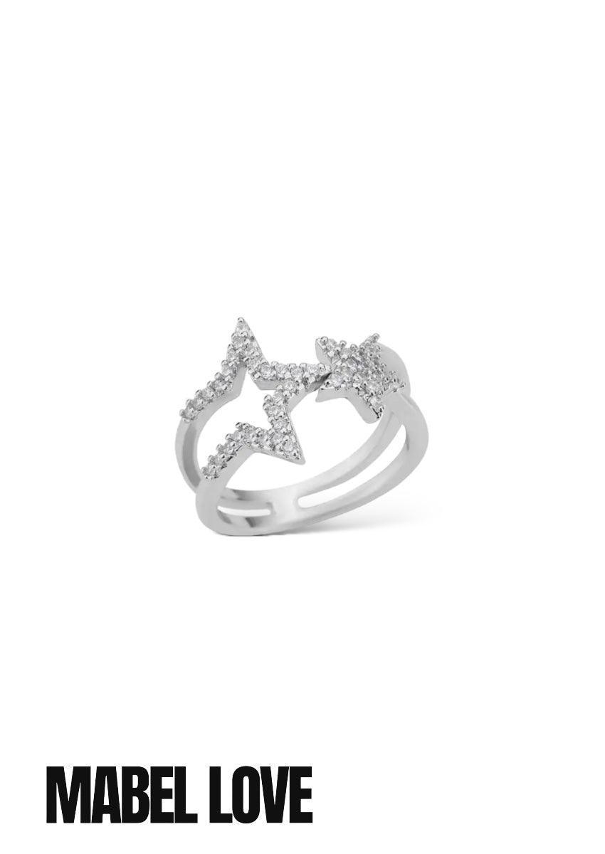 Double Star Adjusted Ring, [product type]