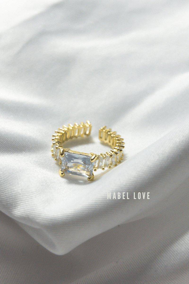 Gold Adjustable Diamond Ring, [product type]
