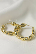 Gold Gucci Hoops, [product type]