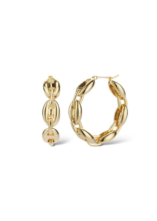Gold Gucci Hoops, [product type]