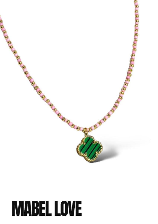 Clover Beads Necklace, 