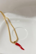 Red Pepper Charm Necklace, [product type]