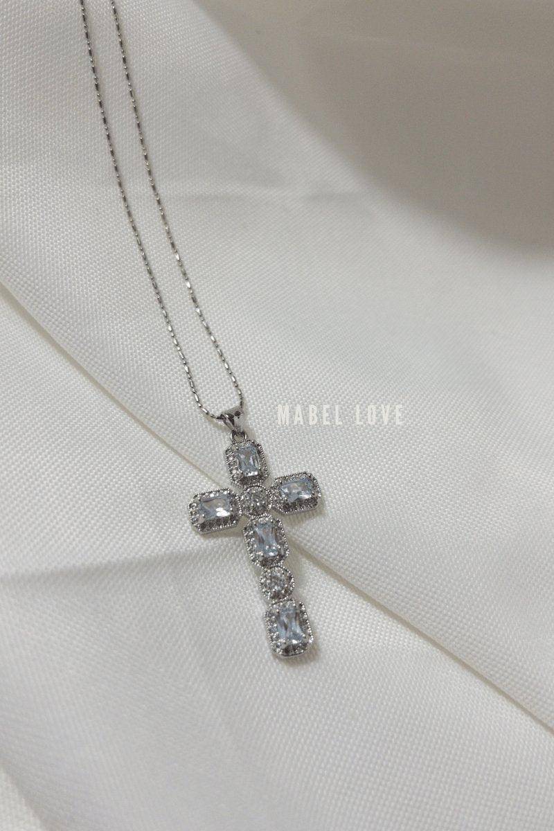 ADJUSTABLE CROSS NECKLACE, [product type]
