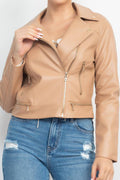 Motto Rider Jacket Taupe, [product type]