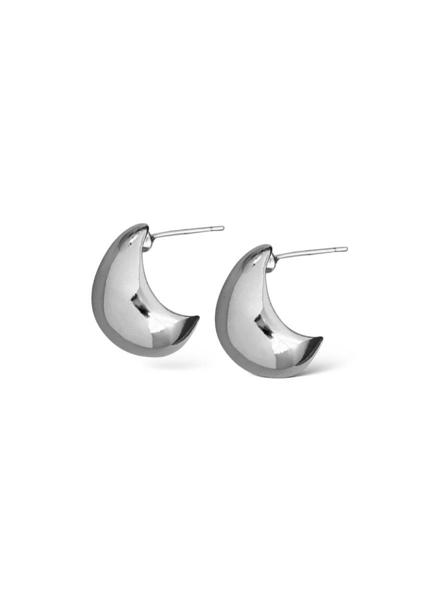 Moon Stud Earrings, 