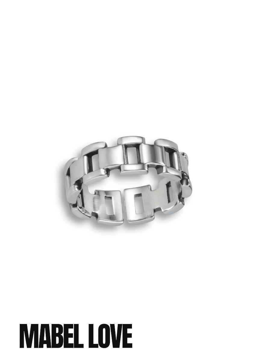 Silver Chain Ring, [product type]