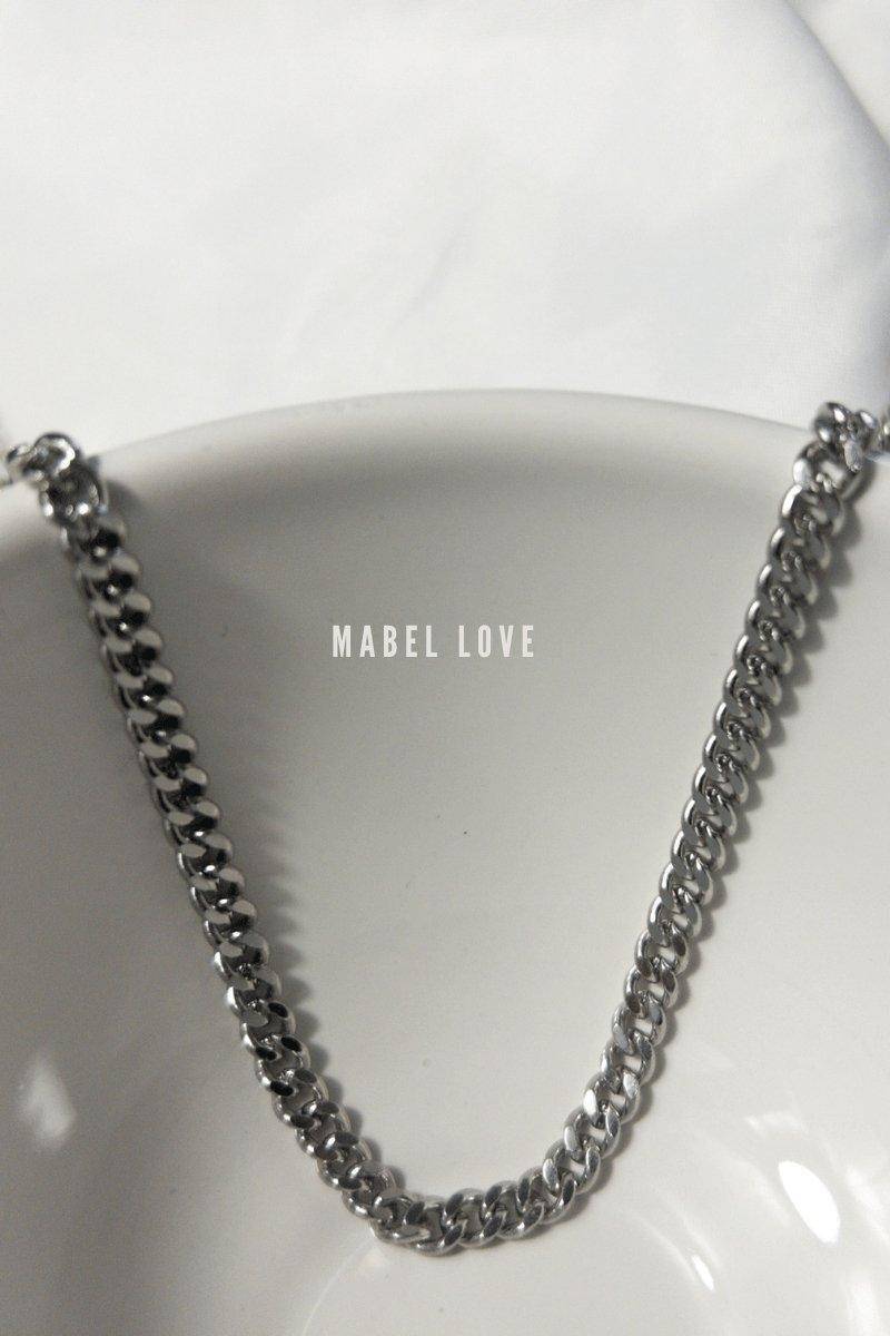 Silver Thin Cuban Chain, [product type]