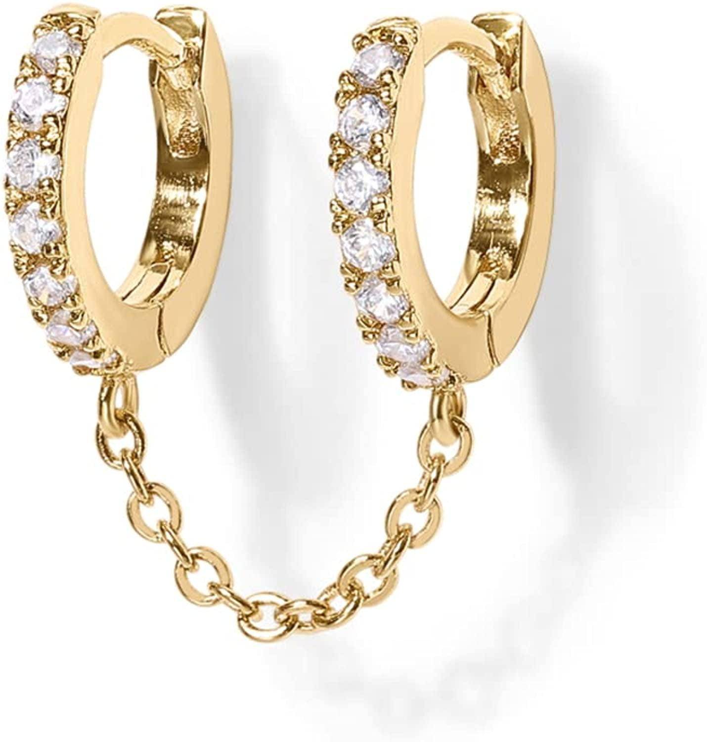 Dangle Chain Earrings, 