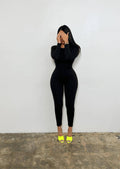 SOFT LOUNGE LOW BACK JUMPSUIT, [product type]