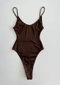 BROWN ONE PIECE, [product type]