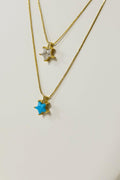 Star Pendant Gold Necklace, [product type]