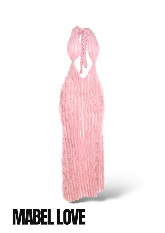 pink Maxi Dress, 
