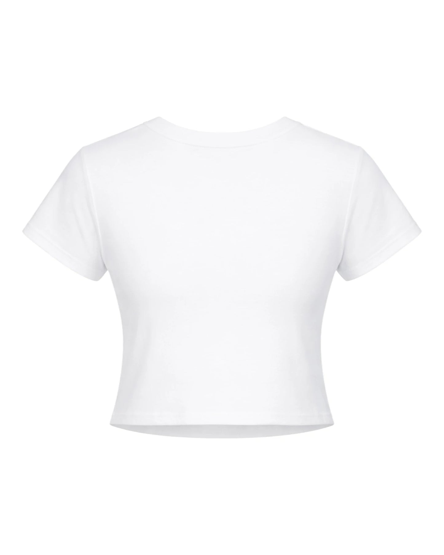 Dump Him White Essential Crop Top T-Shirt
