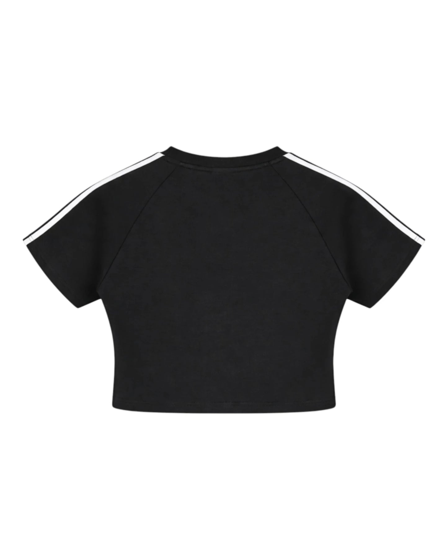 Good Girl Black Arm Stripe Crop Top