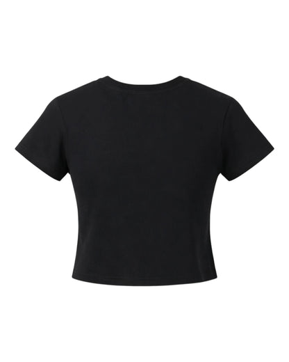 Dump Him Black Sweet Escape Crop Top
