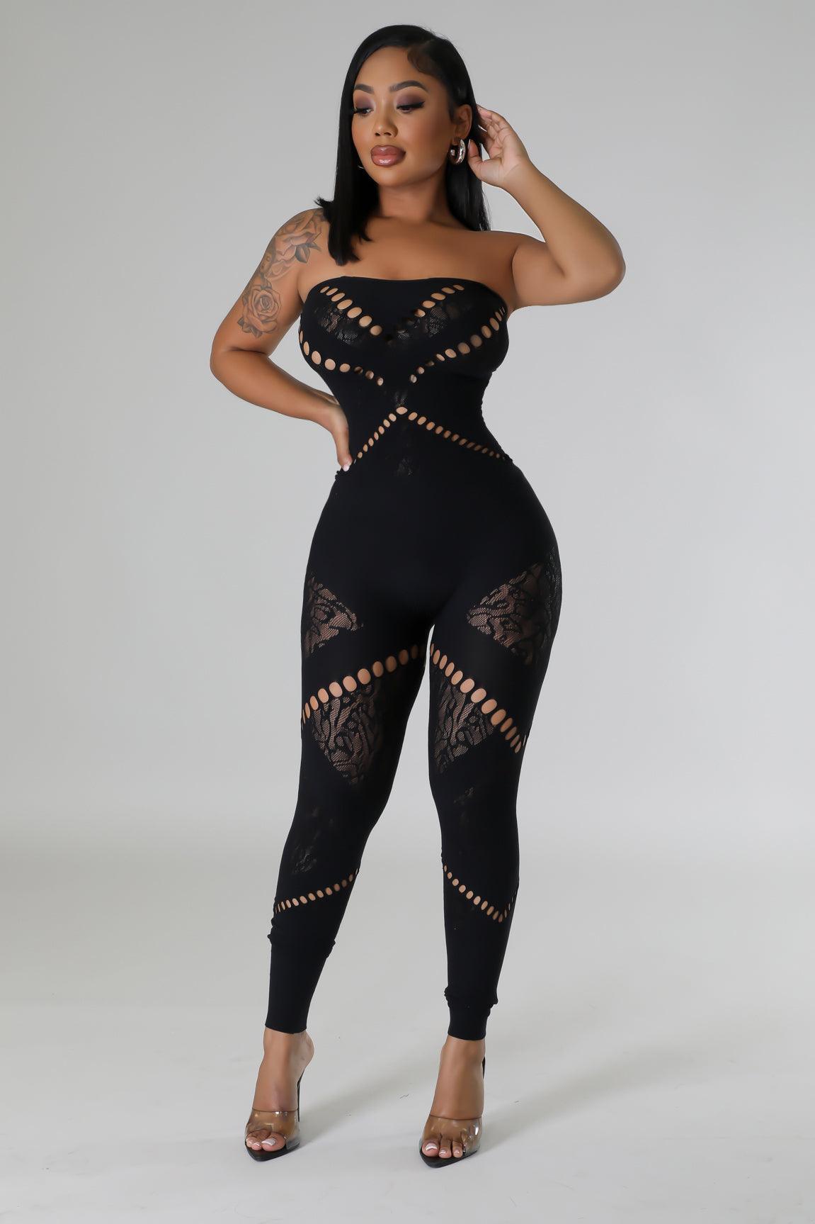 Mesh 2 Piece Jumpsuit