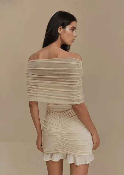 Mesh Off - Shoulder Dresses