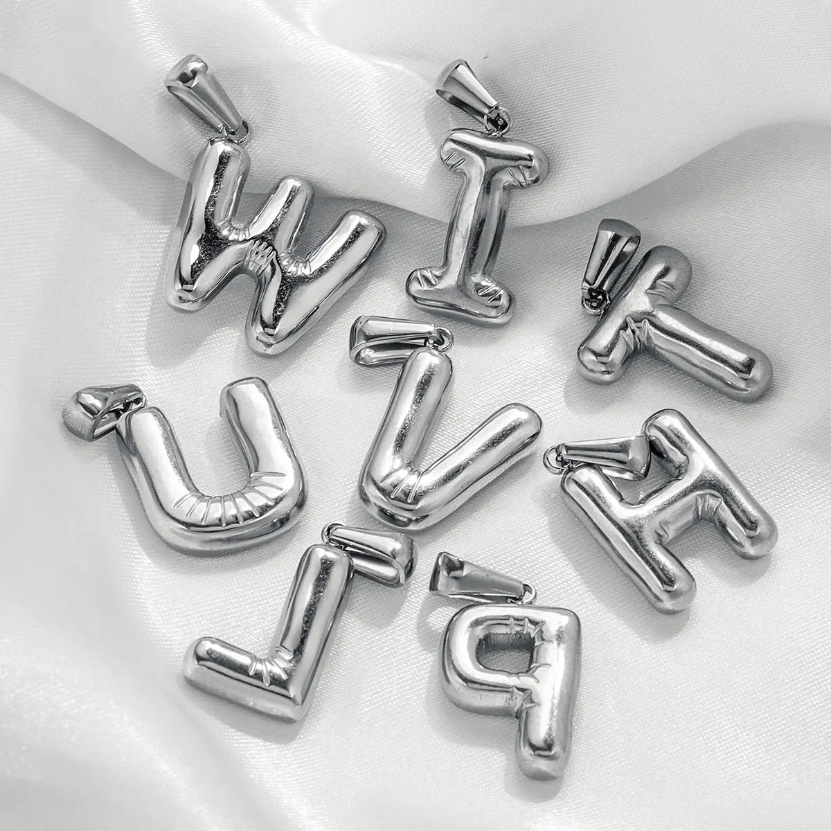 Metallic Balloon Letter Charms