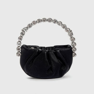 Black rhinestone purse