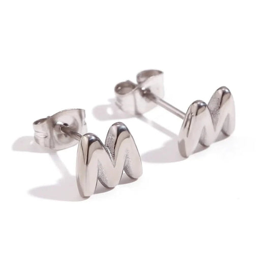 Mini Letters Stud Earrings