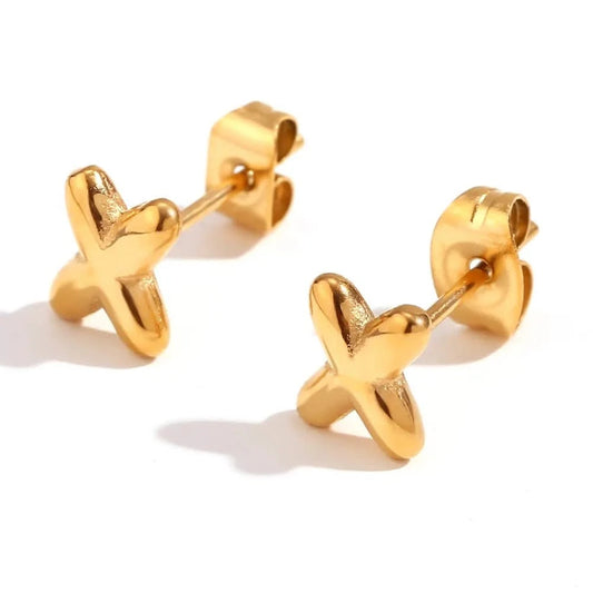 Mini Letters Stud Earrings