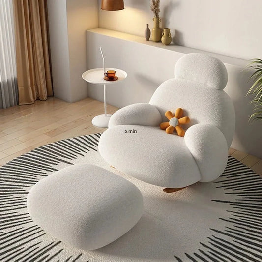 Modern White Living Room Chair