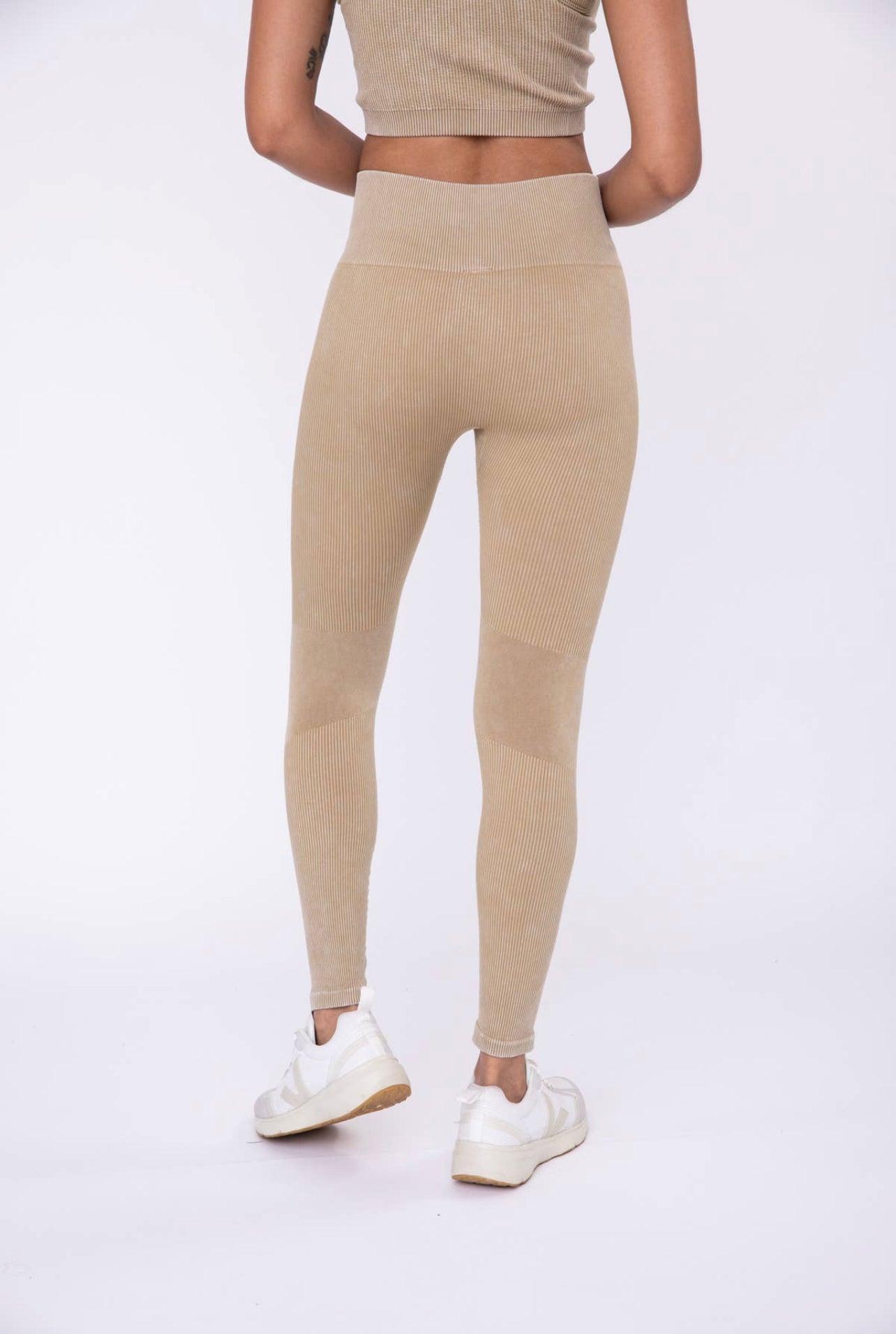 Constructed Ribbed Leggings, [product type]