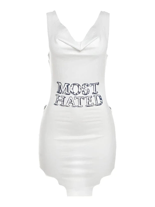 Most Hated Backless Chain Mini Dress