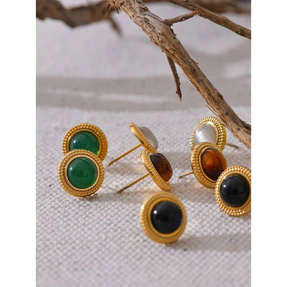 Natural Stone Earrings