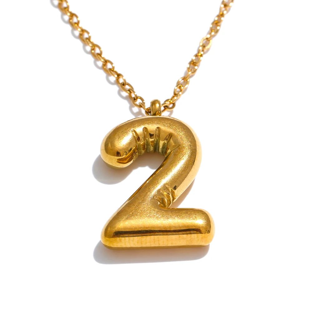 Numerical 2 Pendant Necklace