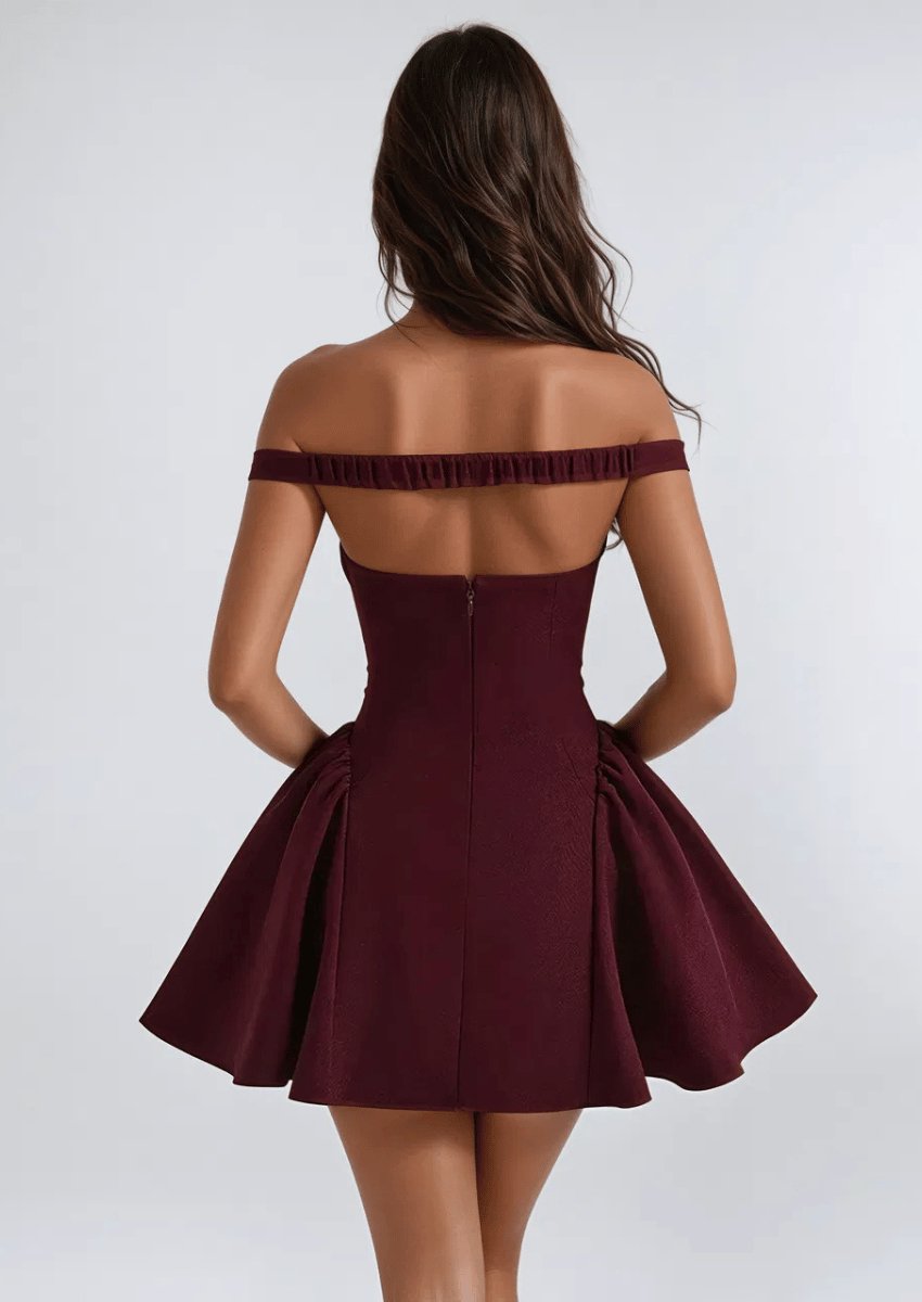 Off - Shoulder Mini Dress