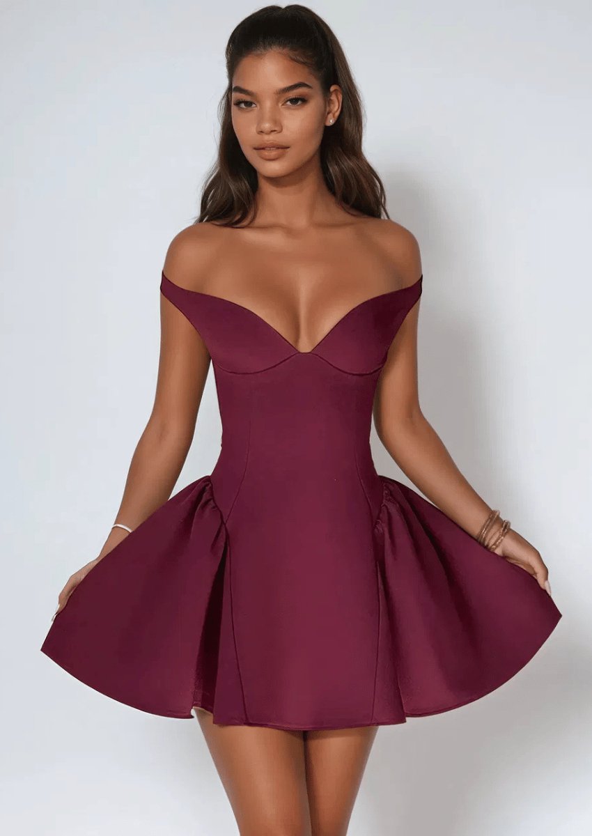 Off - Shoulder Mini Dress