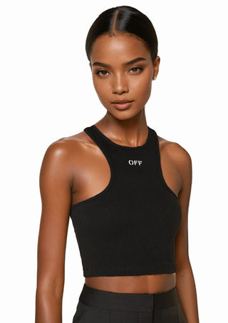 off white crop top